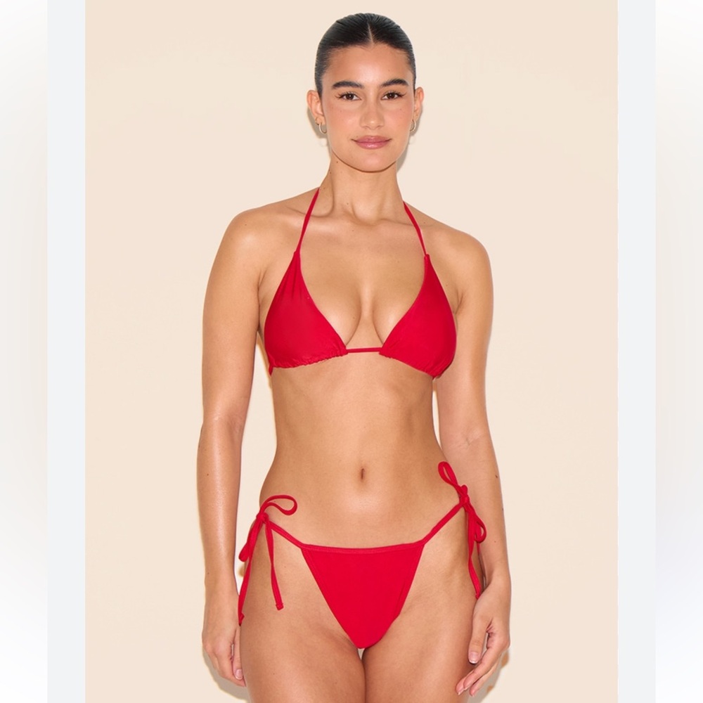 Women’s Red Halter Bikini Set‎ NWOT Size M